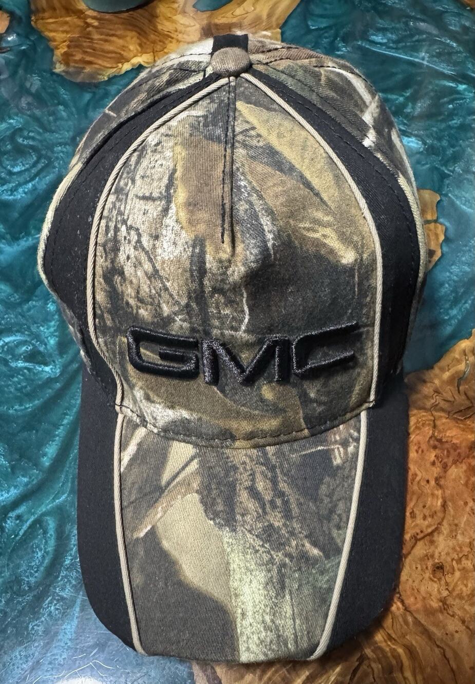 GMC Realtree Collab Embroidered Camo Trucker Hat Adjustable Pickup Truck Cap